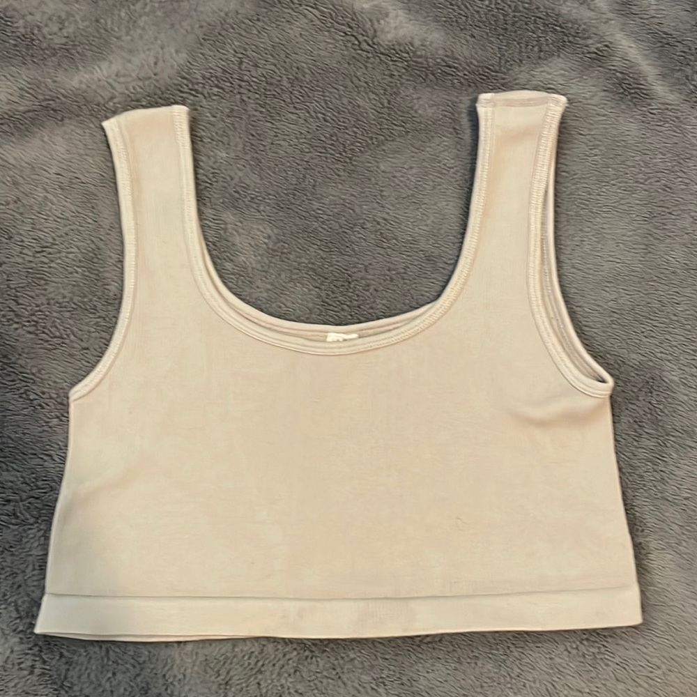 Pink Republic light brown tank top junior XL